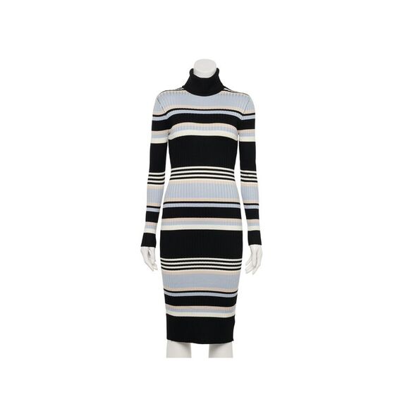 ALMOST FAMOUS Black Long Sleeve Midi Dress M - Picture 1 of 1